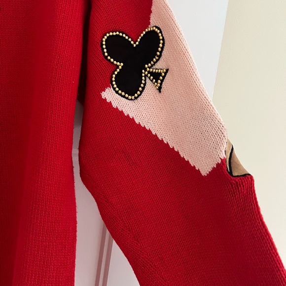 Vintage Spree Casino Sweater Womens Large Red Vegas Gambling Dice Beaded Sequins - Picture 10 of 11